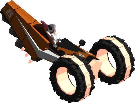 Sci Fi Racing Hoverbike With The Racer L preview