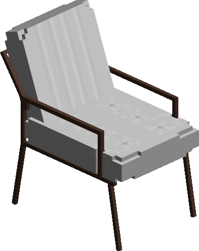 Comfy White Sitting Chair - Home Furniture preview