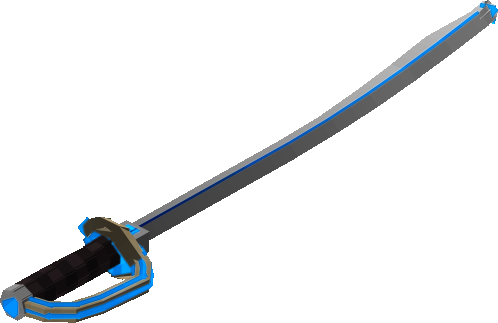 Blue Diamond Gold Cutlass Pirate Sword - 001 preview