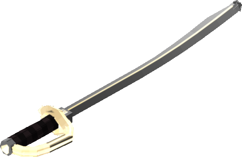 Shiny Gold Pirate Cutlass Sword - HODL Arcade Prize Pool preview