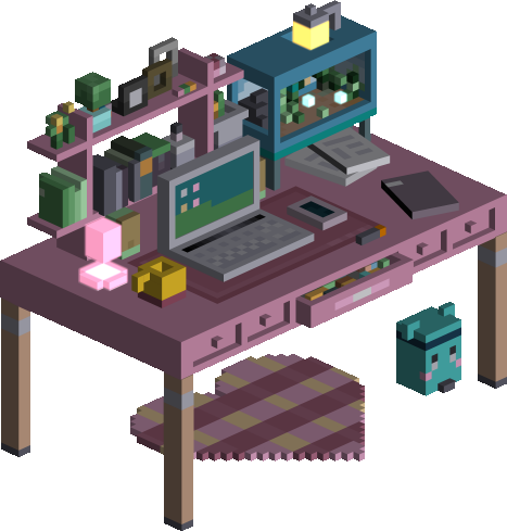 Pink Girl's Desk preview