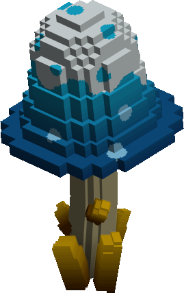 Crystallised Blue Mushroom - The Smurfs preview