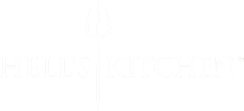 Hell's Kitchen logo featuring a illustration of a kitchen and the text 'Hell's Kitchen', symbolizing the popular cooking competition reality TV show
